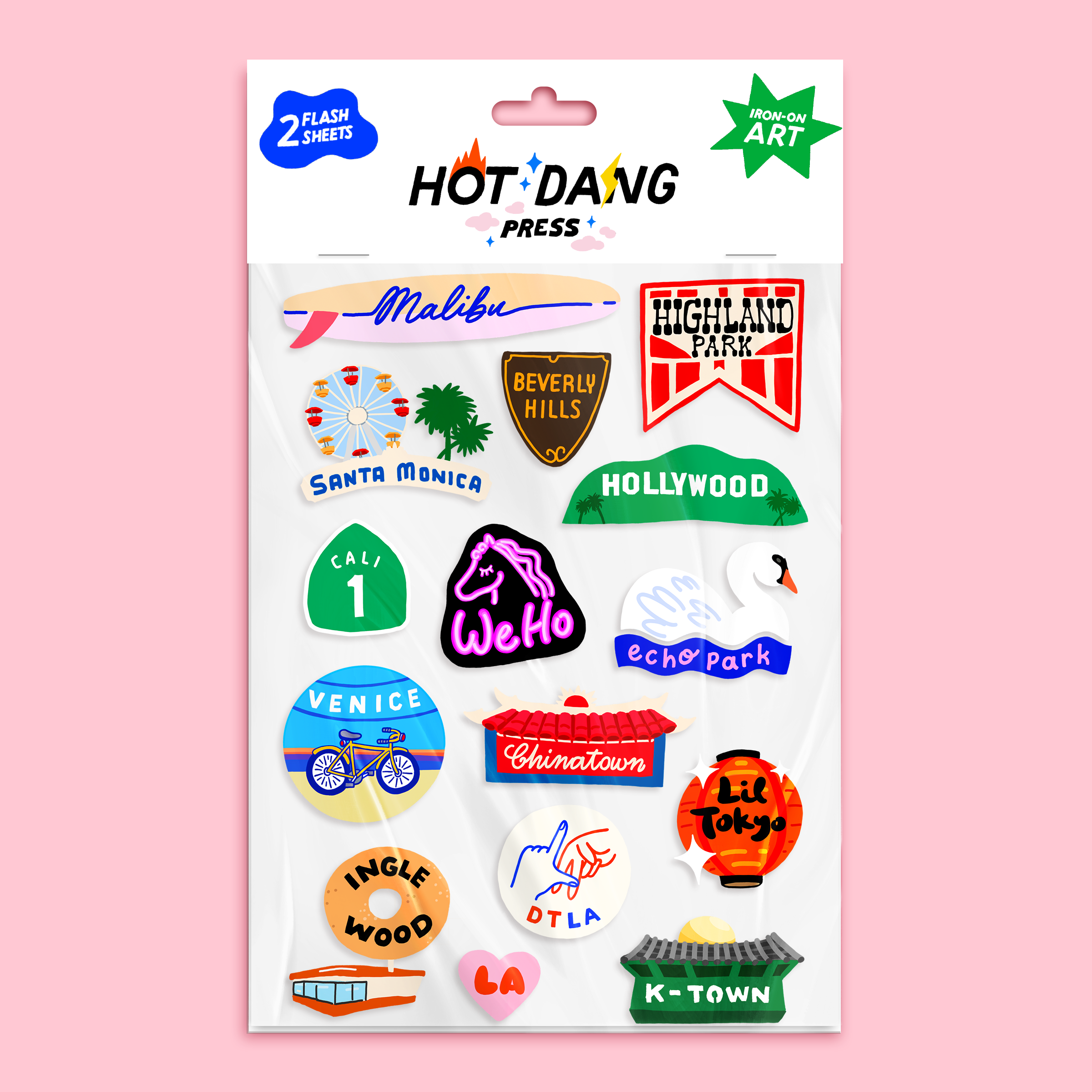Los Angeles Hoods Sheet Set