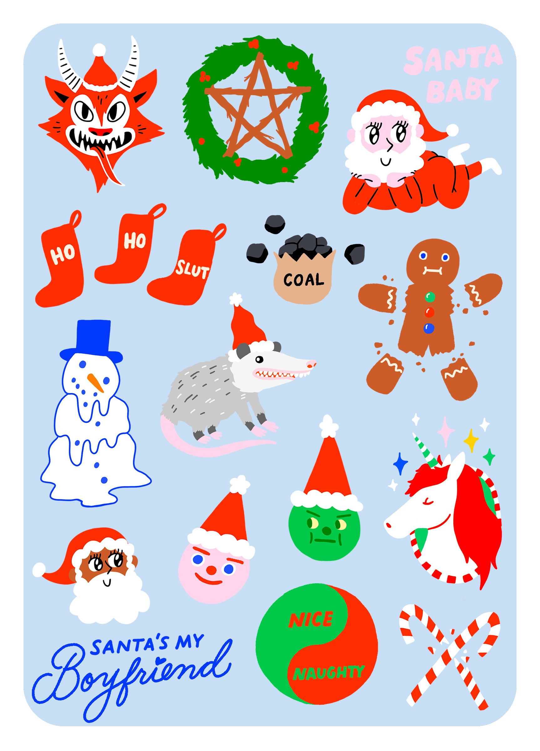 Christmas Misfits Sheet Set