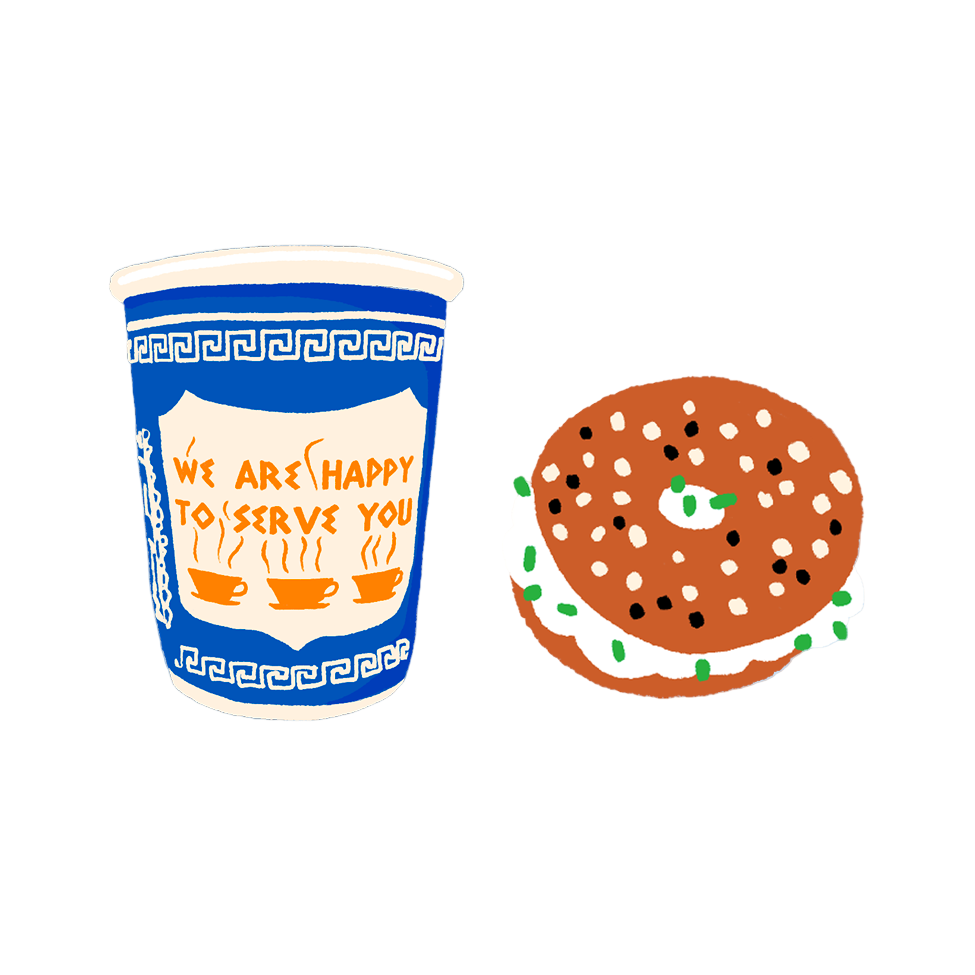 NYC Breakfast Buddies Iron On