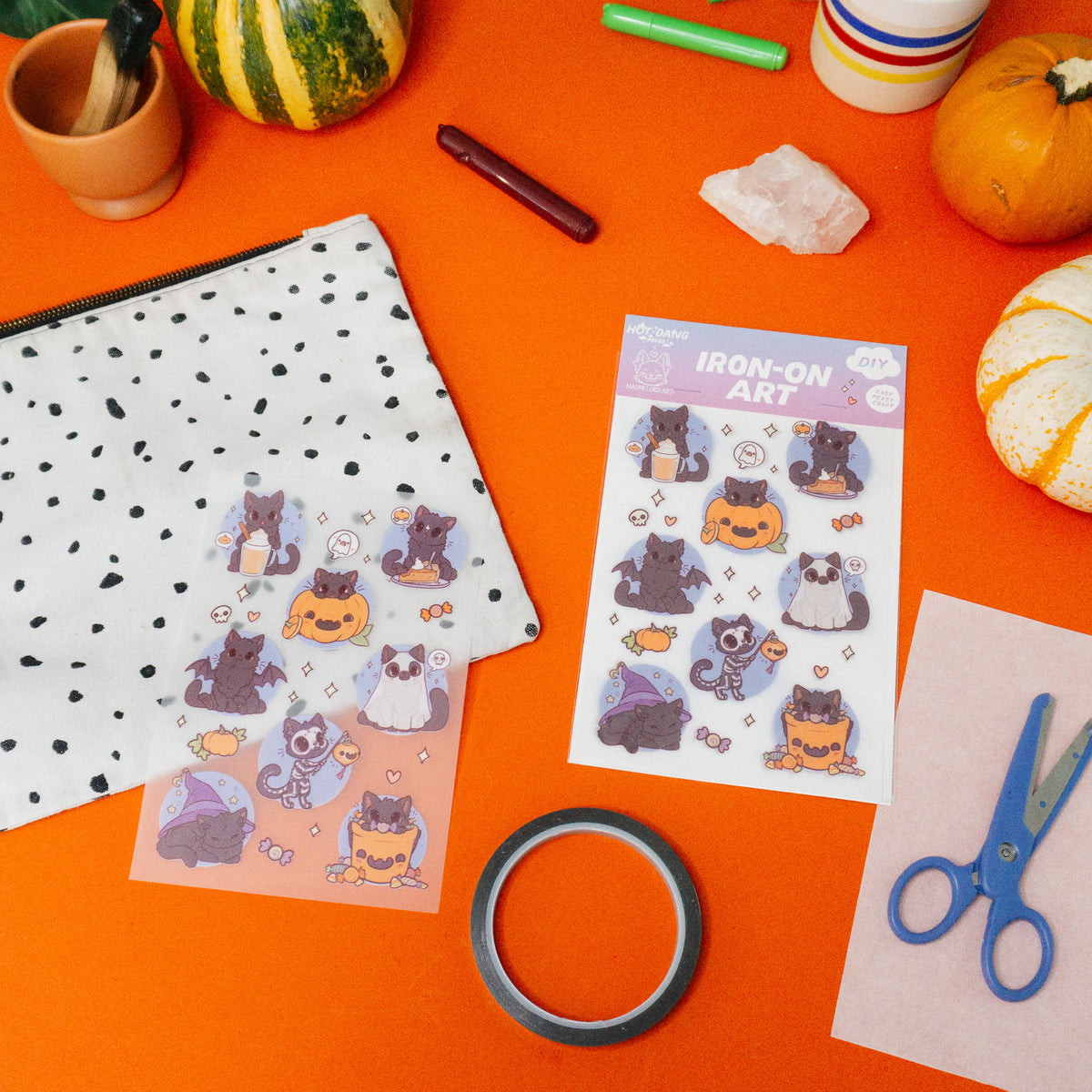 HDP x Naomi Lord Spooky Cats Sheet Set