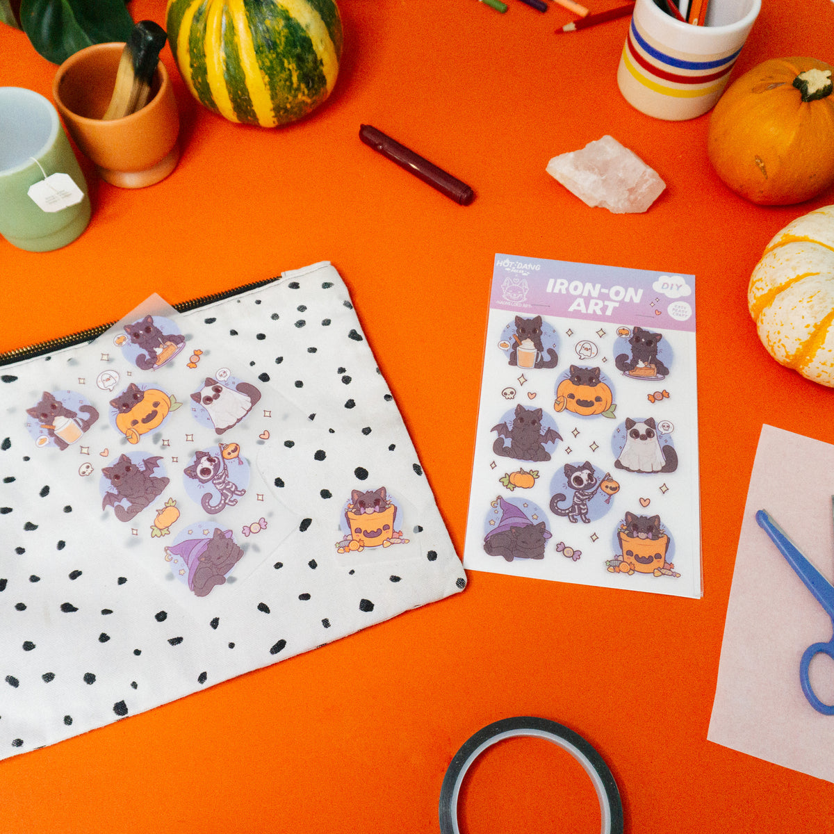 HDP x Naomi Lord Spooky Cats Sheet Set