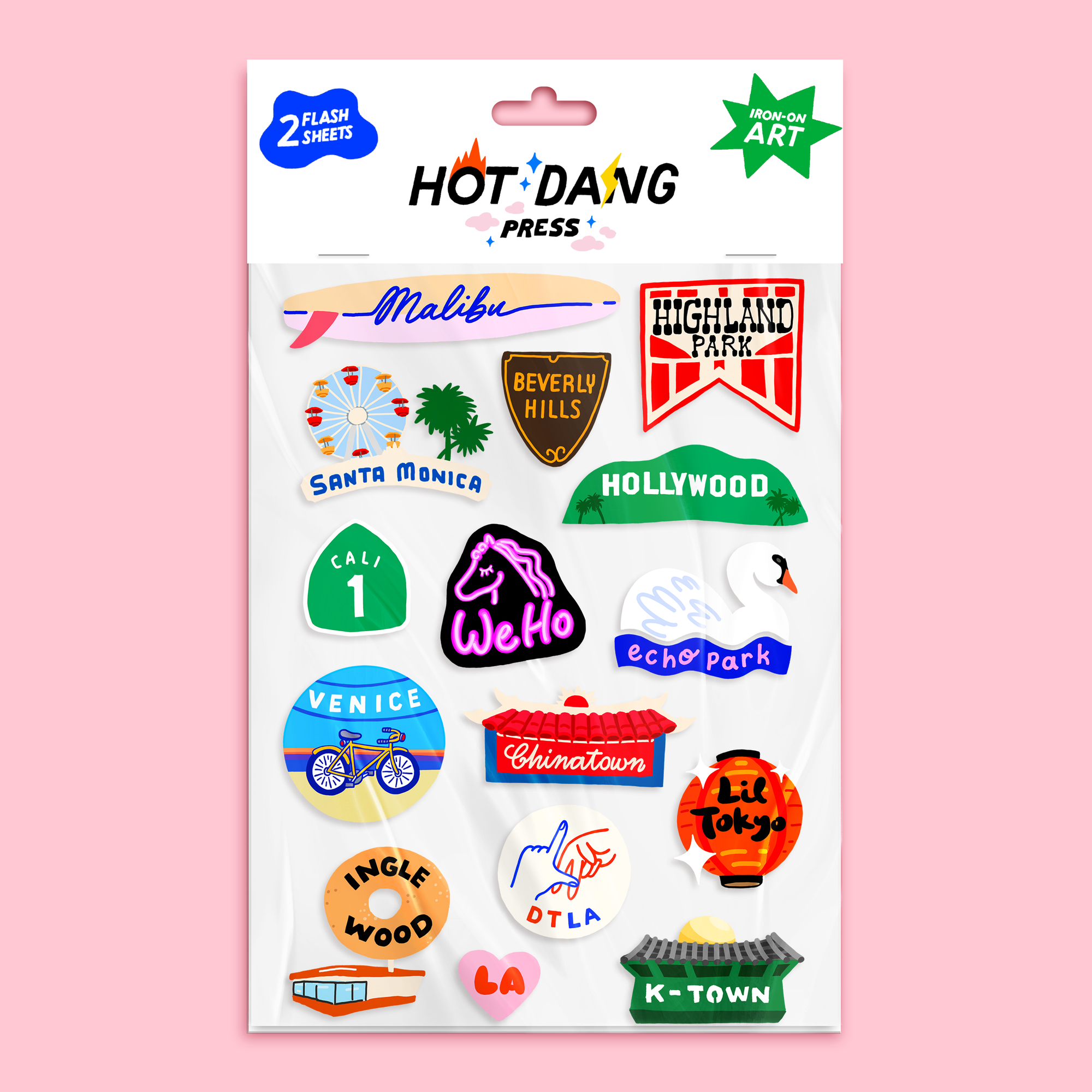 Los Angeles Hoods Sheet Set