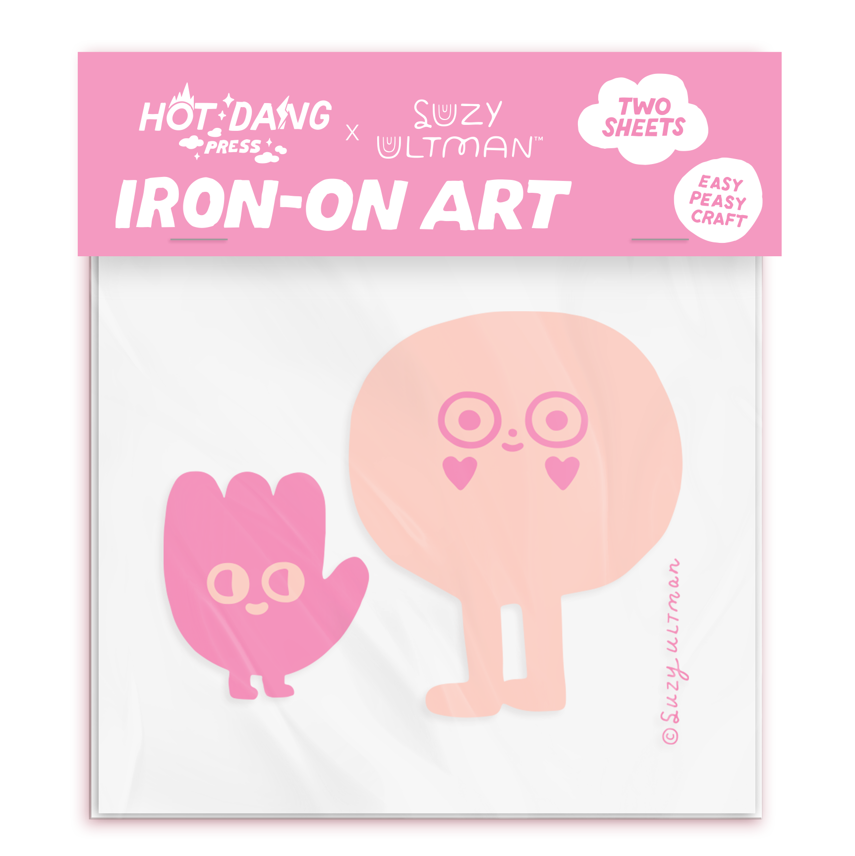 HDP x Suzy Ultman Two Lovies Buddy Iron-On