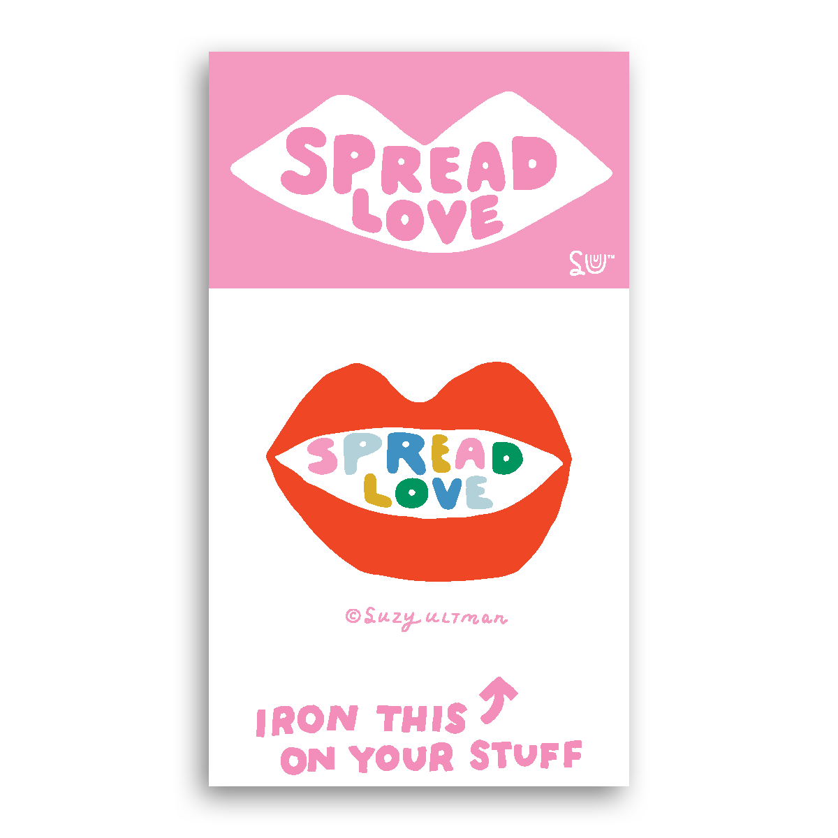 HDP x Suzy Ultman Pack of Love, 6 L'il Something Iron-On Cards