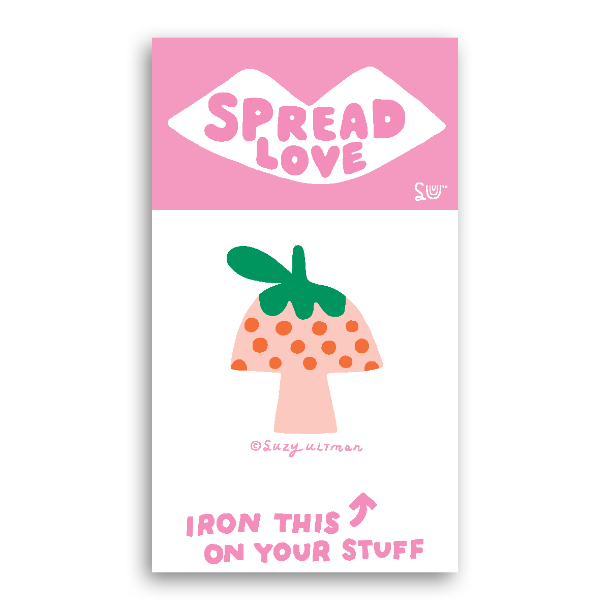 HDP x Suzy Ultman Pack of Love, 6 L'il Something Iron-On Cards