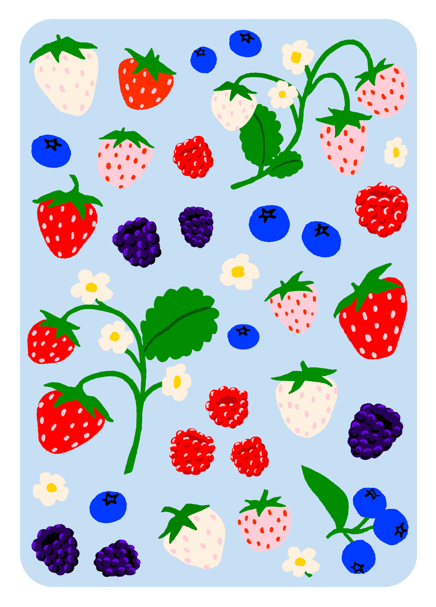 Oops All Berries Sheet Set