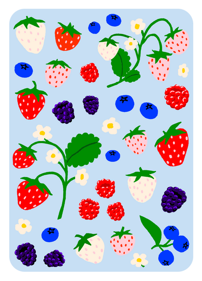 Oops All Berries Sheet Set