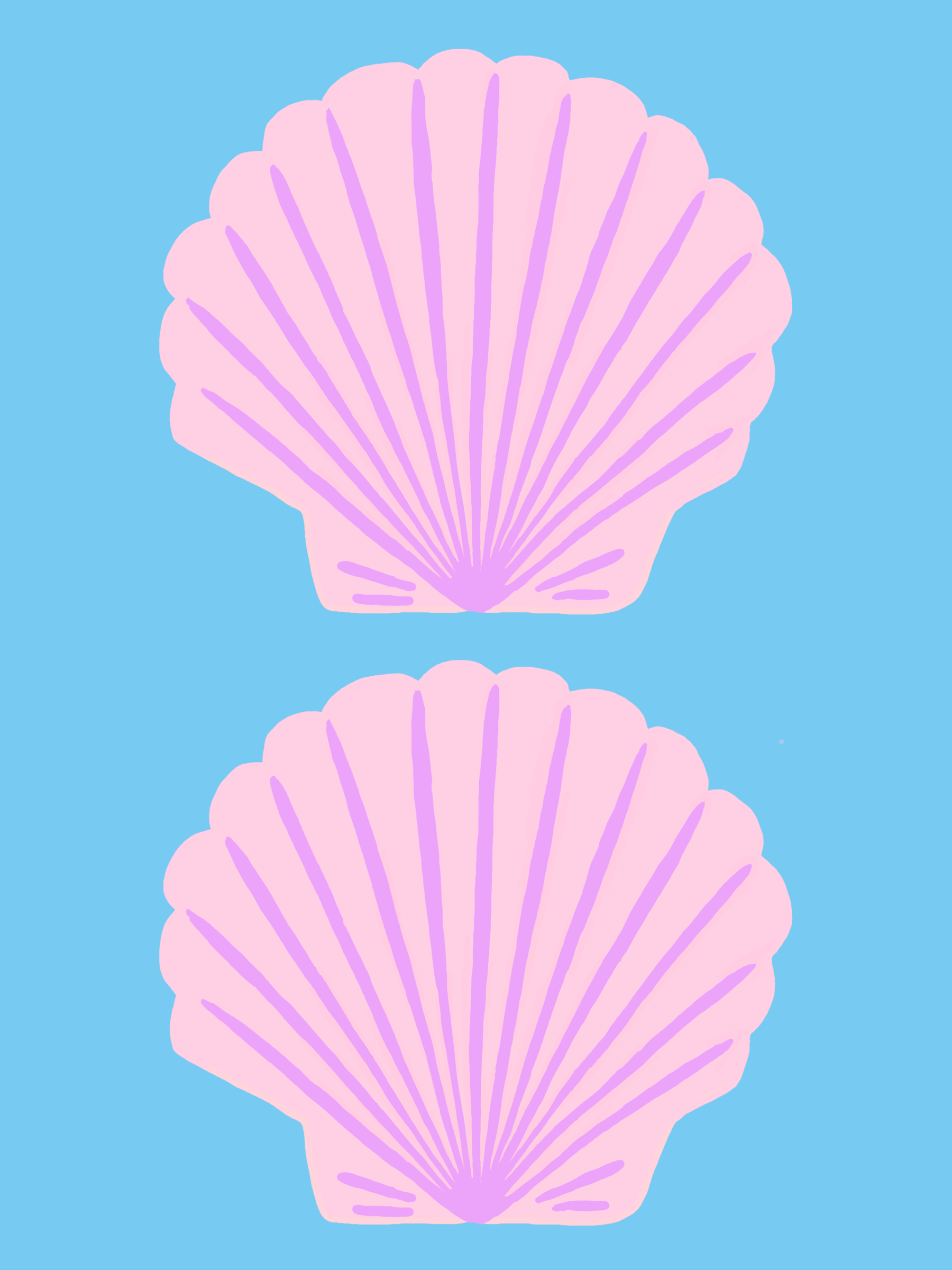 One Big Iron-On Shell Bra