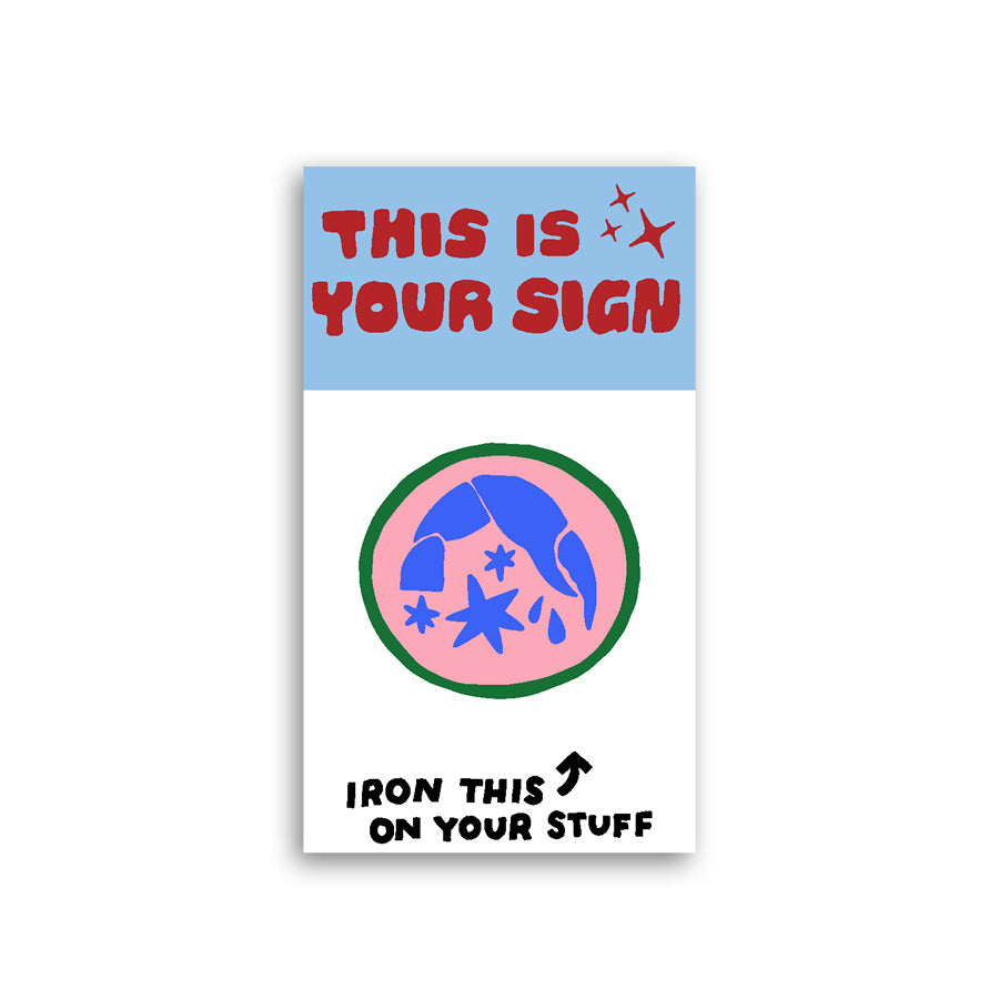 This is Your Sign Zodiac L'il Something Iron-On Card