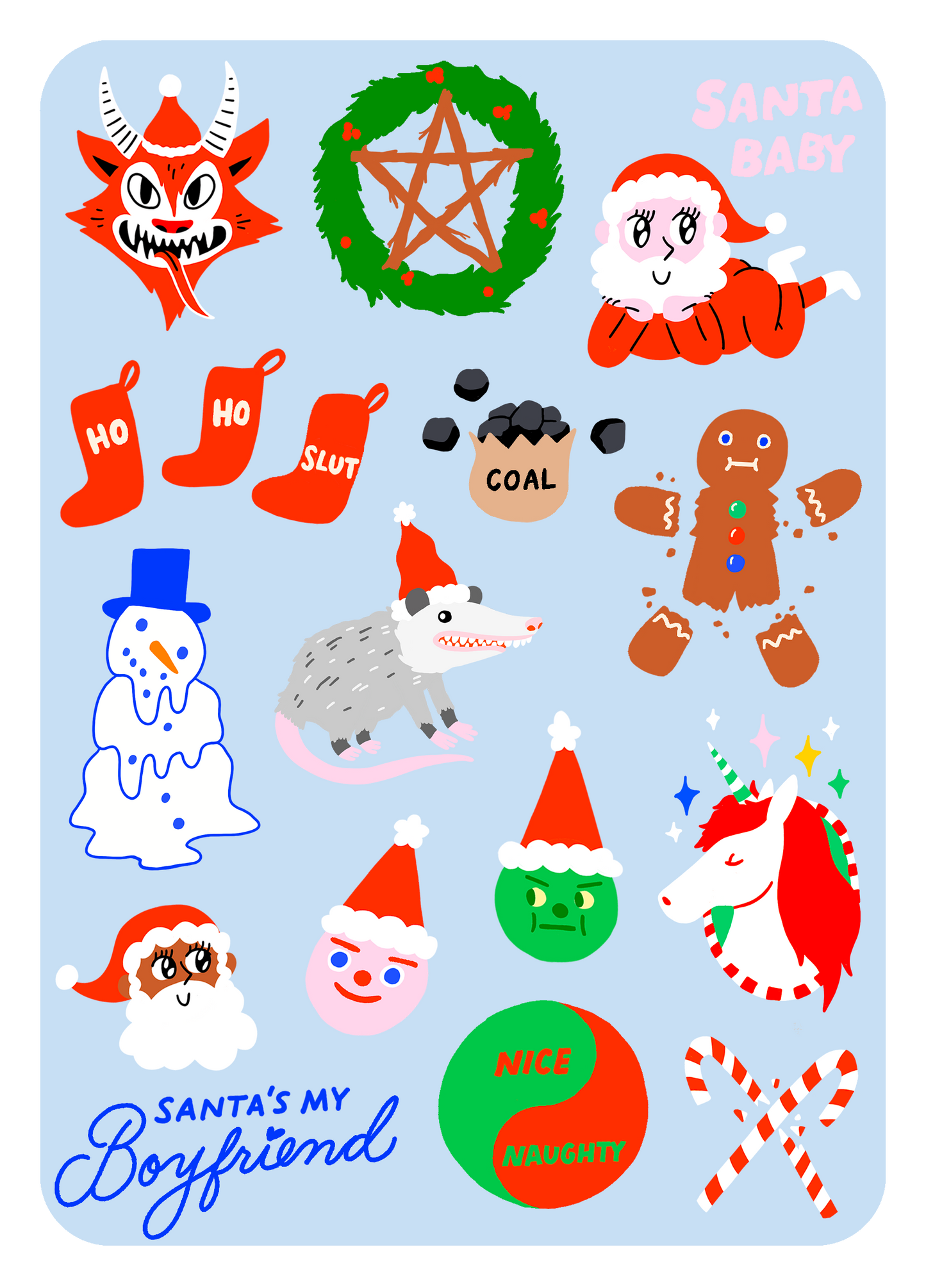 Christmas Misfits Sheet Set