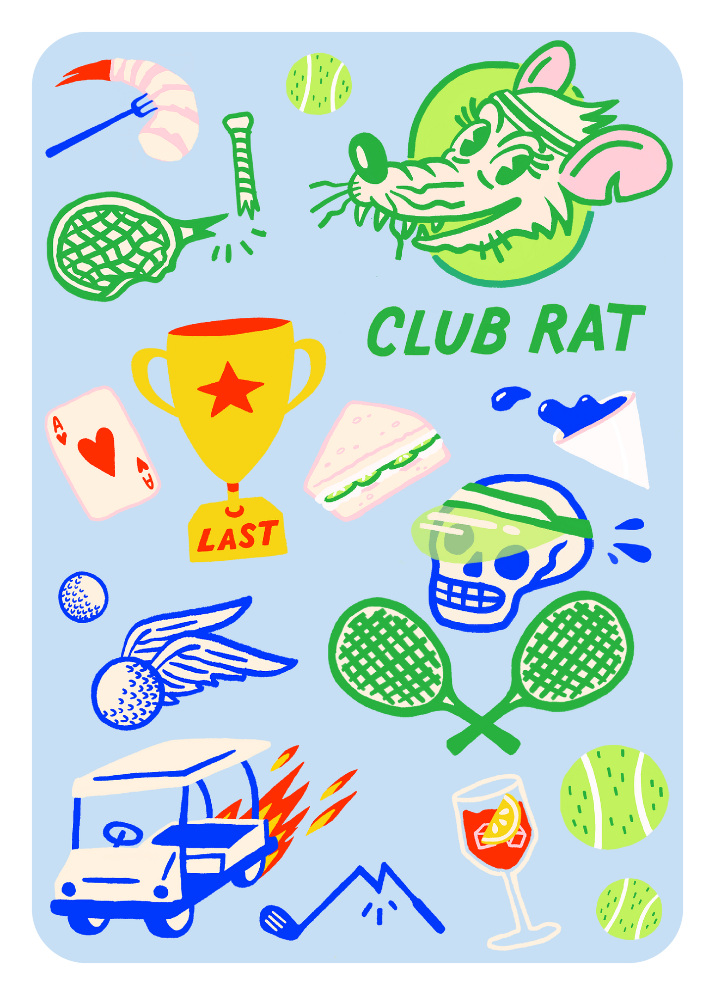 Country Club Rat Sheet Set