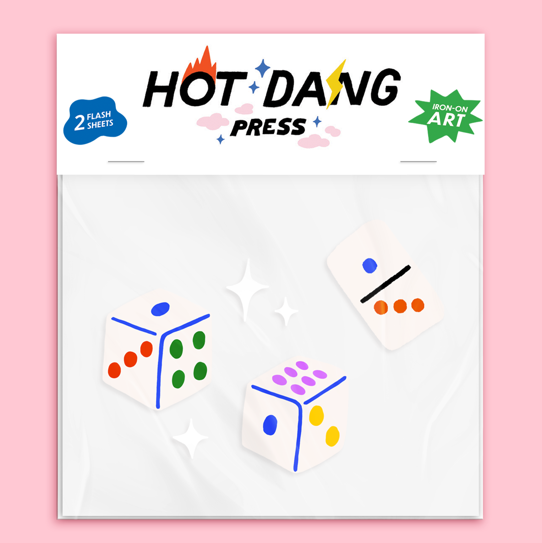 Dice & Domino Buddies Iron On
