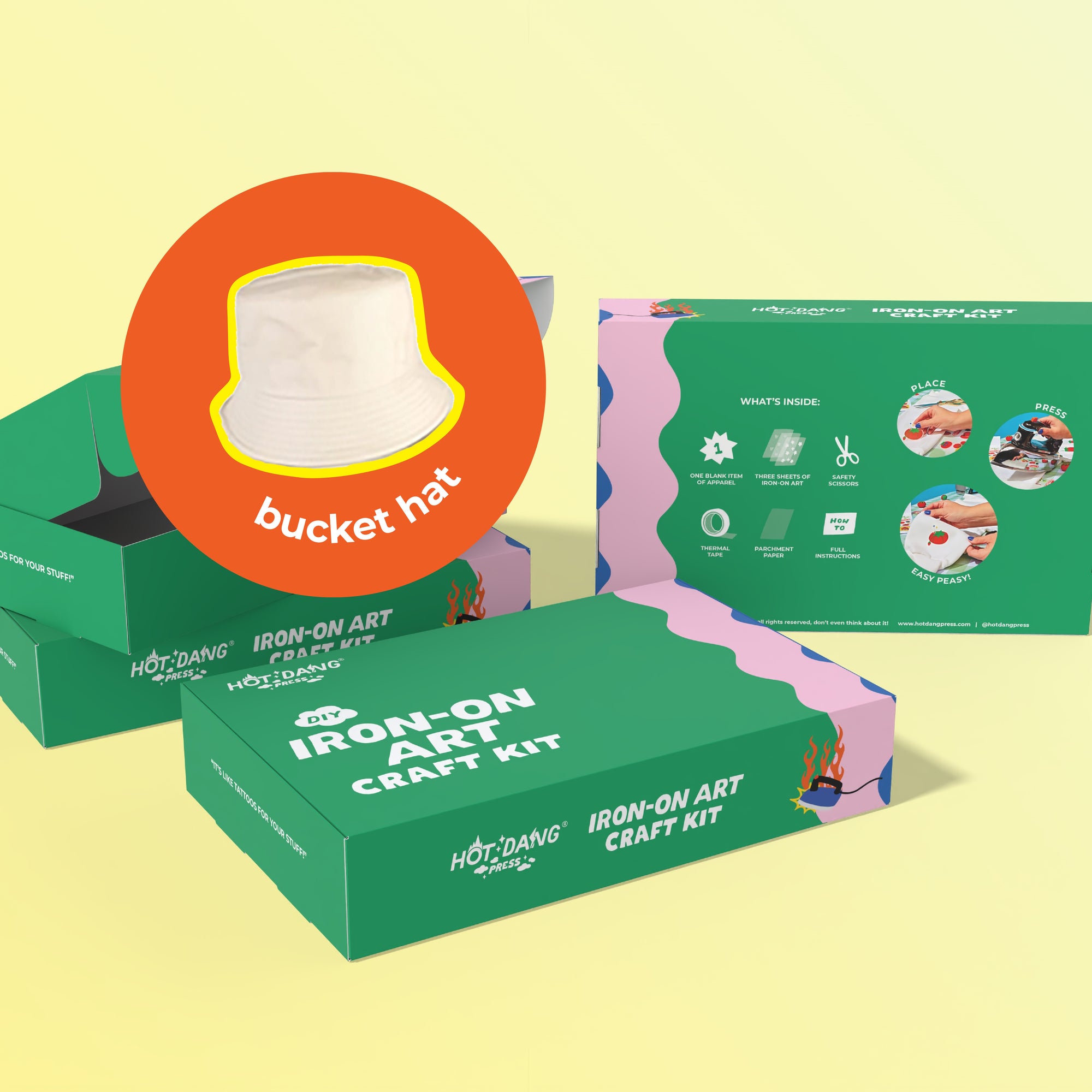 Iron-on Craft Kit - Bucket Hat