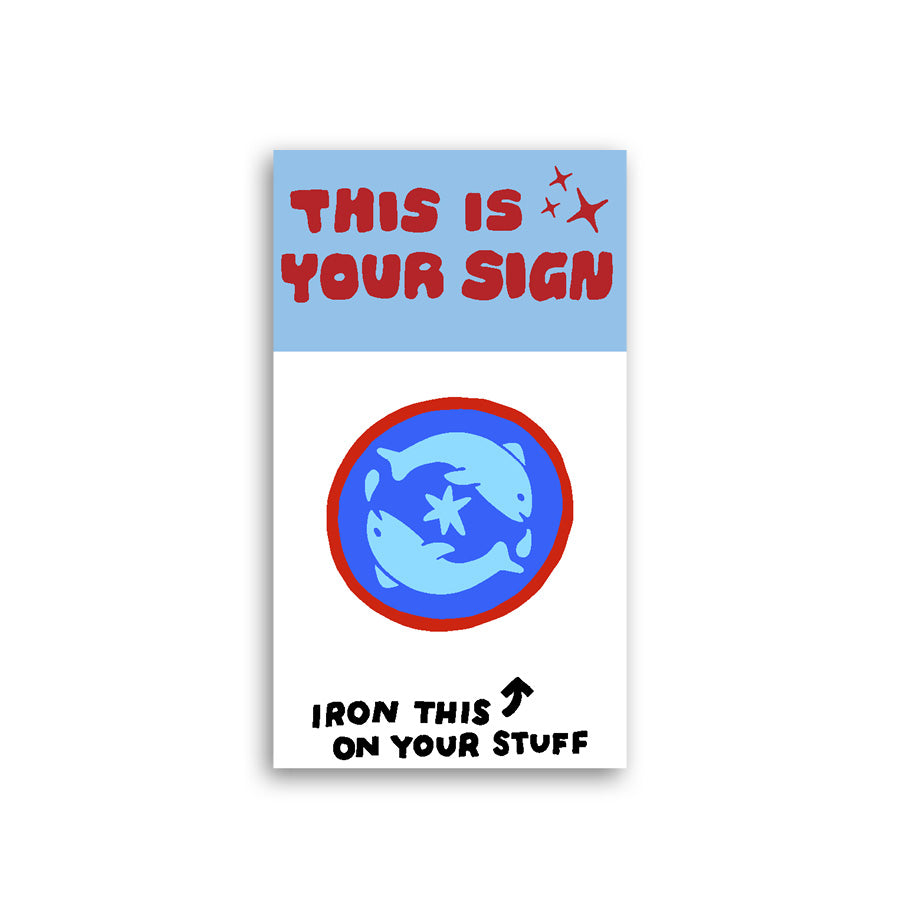 This is Your Sign Zodiac L'il Something Iron-On Card