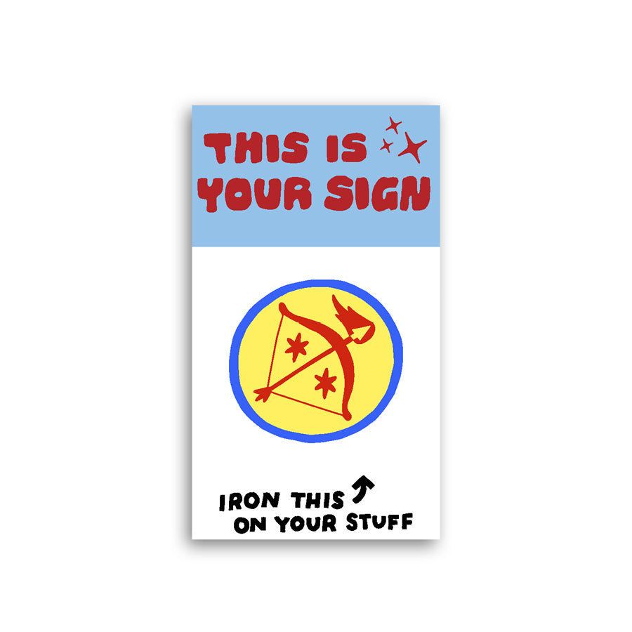 This is Your Sign Zodiac L'il Something Iron-On Card