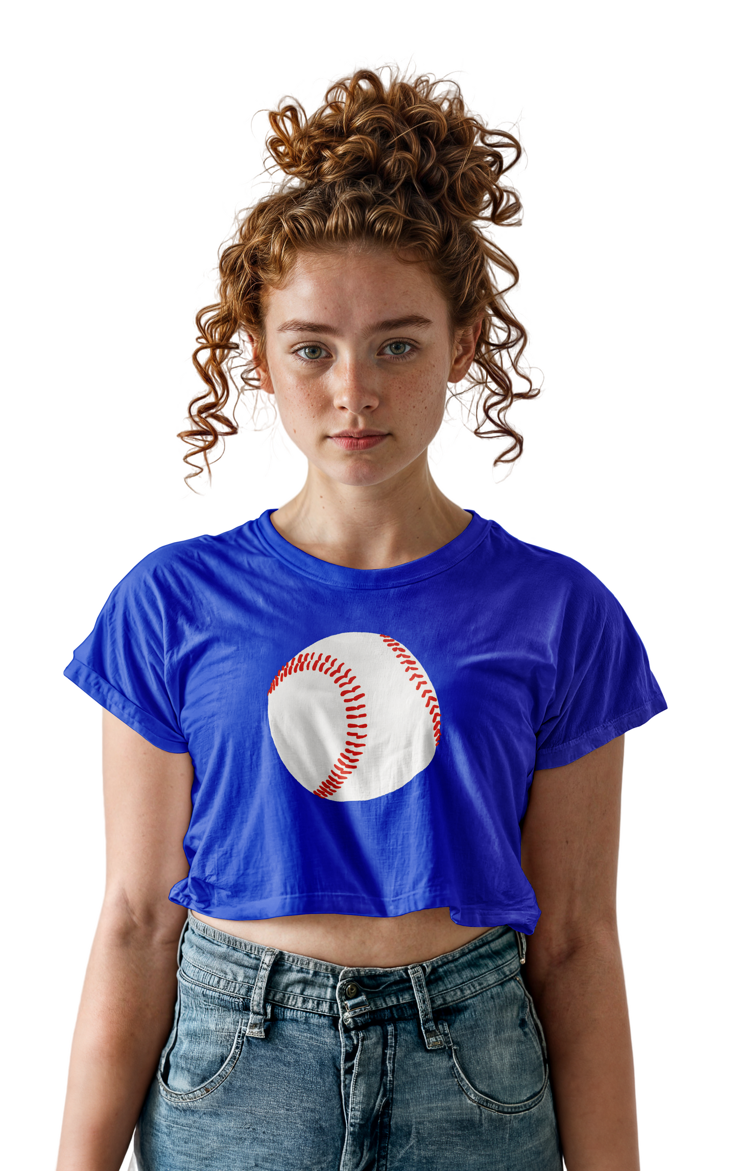 One Big Iron-On Baseball