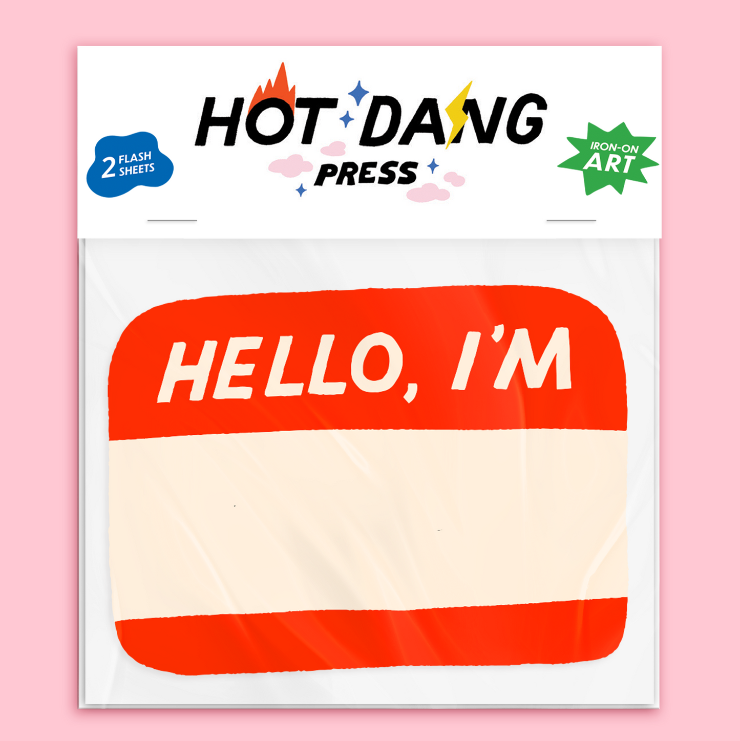 Hello I'm Blank Name Tag