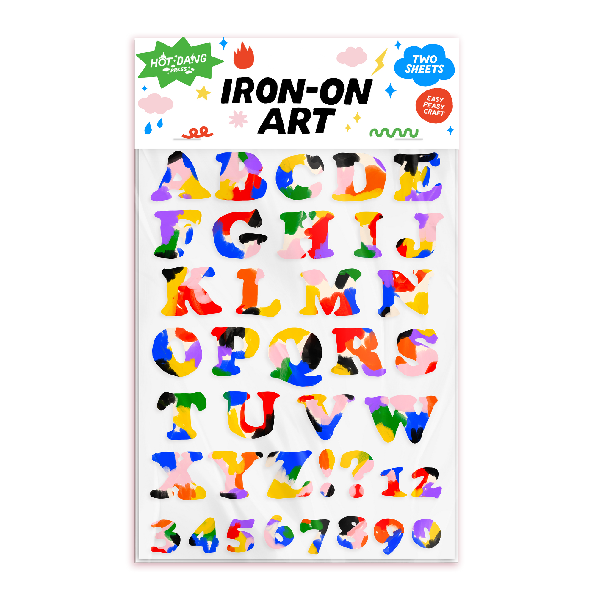 Wonky Alphabet Rainbow