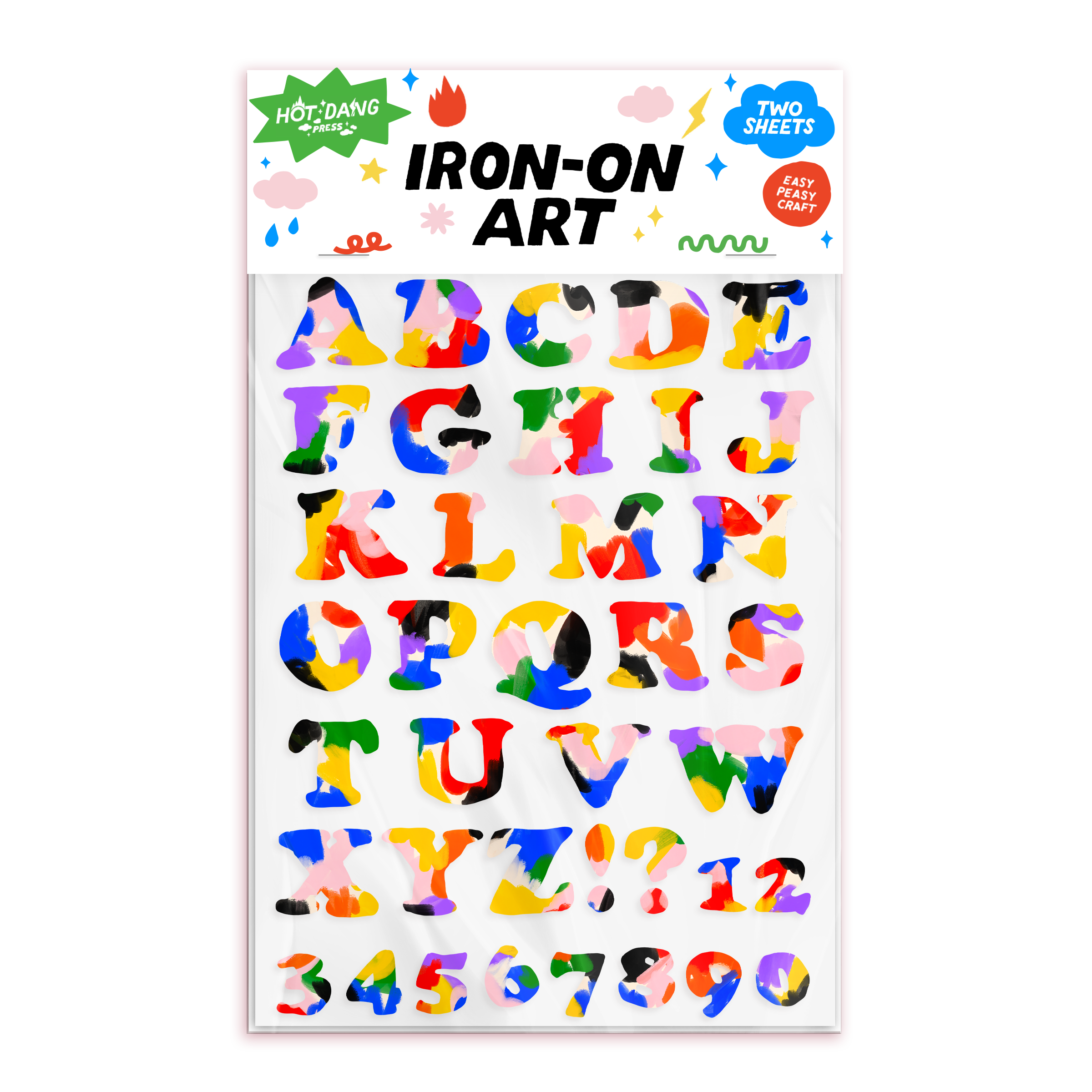 Wonky Alphabet Rainbow